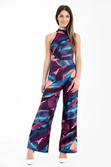 Gedrucktes Weitbein hoher Nacken -Overall