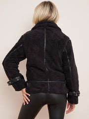 Borg Biker Jacket