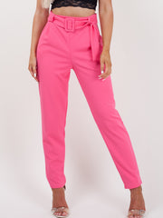 Rosie Matching Buckle Belted Trousers