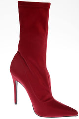 Spitze Zehen Stiletto Heeled -Stiefel