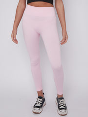 Stretchy High Waisted Ribbed Leggings