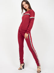 Love Slogan Tape Loungewear Set