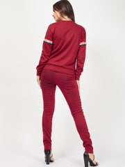 Love Slogan Tape Loungewear Set