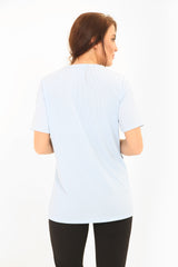 Corset Detail Ribbed Top