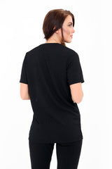 Corset Detail Ribbed Top