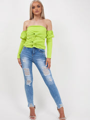 Cross Knot Front Bandeau Top