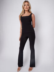 Slinky Vest Top & Flare Trouser Co-ord