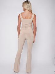 Slinky Vest Top & Flare Trouser Co-ord