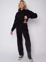 Zip Detail Hoodie & Trouser Fleece coöperatie