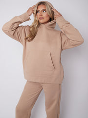 Zip Detail Hoodie & Trouser Fleece coöperatie