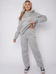 Zip Detail Hoodie & Trouser Fleece coöperatie