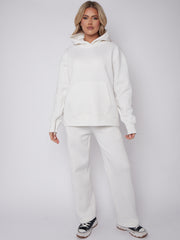 Zip Detail Hoodie & Trouser Fleece coöperatie