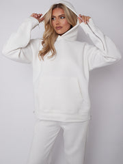 Zip Detail Hoodie & Trouser Fleece coöperatie