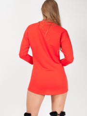 Kiki Slogan Sweat Jumper Dress