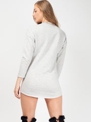 Modesüchtiger Schweißpullover Kleid