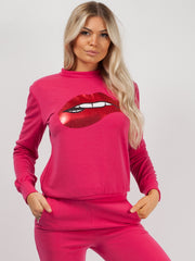 Lip Foil Print Loungewear
