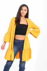 Chaqueta de gitano de dobladillo largo