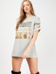 Oversized Go Wild Printed T-Shirt