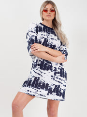 Tie Dye Oversized Boyfriend Tunic T-Shirt