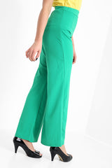High Waisted Flare Trousers