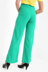 High Waisted Flare Trousers