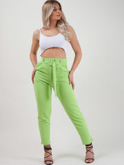 Rosie Matching Buckle Belted Trousers