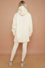 Oversized Split Sides Hoodie & Ribbed Leggings Co-ord