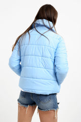 Envoltura de abrigo acolchado delantero