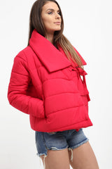 Envoltura de abrigo acolchado delantero