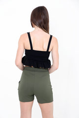 Tie Knot Belted Shorts