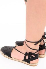 Lasergeschnitten Schnüre -Espadrilles