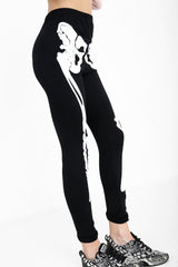 Halloween Skeleton Bone Print Legging
