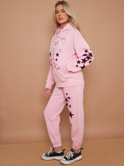 Geloof in jezelf grafisch fleece coördin