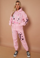 Geloof in jezelf grafisch fleece coördin