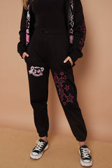 Geloof in jezelf grafisch fleece coördin