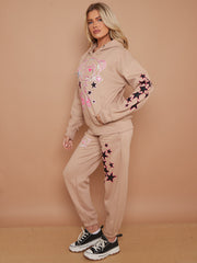 Geloof in jezelf grafisch fleece coördin