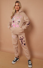 Geloof in jezelf grafisch fleece coördin