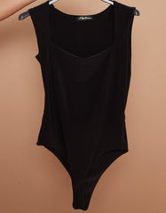 Square Neck Slinky Bodysuit