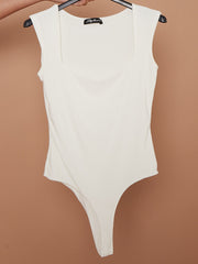 Square Neck Slinky Bodysuit