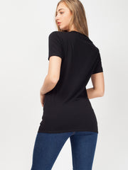 Snake Print Amour Slogan T-Shirt