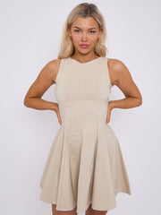 Geplooide A-lijnjurk