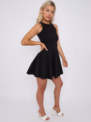 Geplooide A-lijnjurk