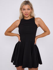 Geplooide A-lijnjurk