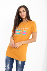 Always Perfect Slogan Printed T Shirt
