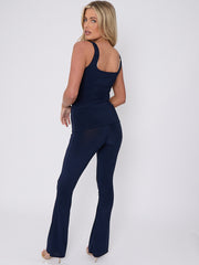 Slinky Vest Top & Flare Trouser Co-ord