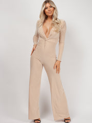 Draai front slinky jumpsuit