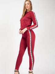 Kiki Do You Love Me Tape Loungewear Set