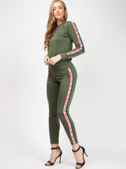 Kiki Do You Love Me Tape Loungewear Set