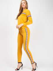 Love Slogan Tape Loungewear Set