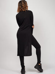 Dip Sem Crop Top & Hosen geripptes Co-ordte